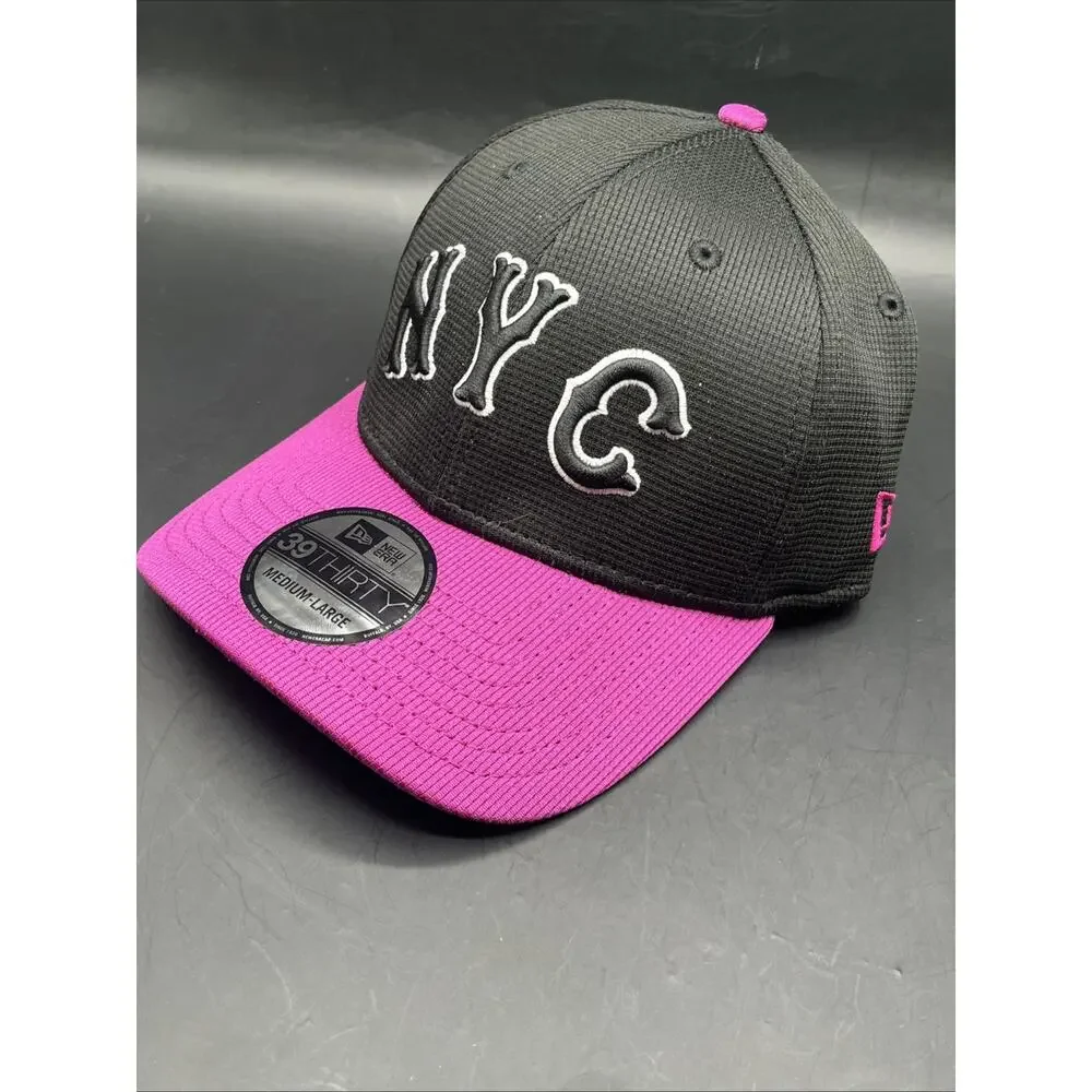 New Era Black Purple New York Mets City Connect Batting Practice Cap Sz M/L